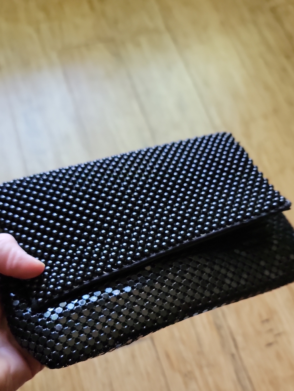 Black Satin Steve Madden and Sequin Evening Clutch Set - Unbranded - Picture 8 of 11